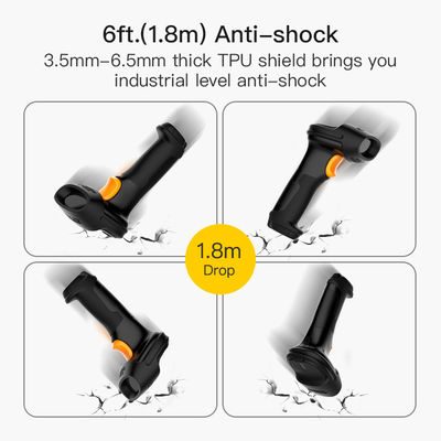 Alto escáner inalámbrico del código de barras de Handfree 1D de la velocidad de exploración para el colmado